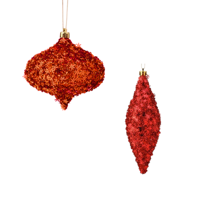 Red Metallic Ornament
