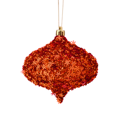 Red Metallic Ornament
