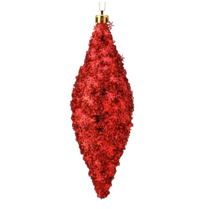 Red Metallic Ornament