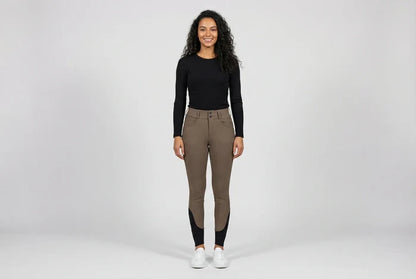 Reithose Acentola Full Grip taupe