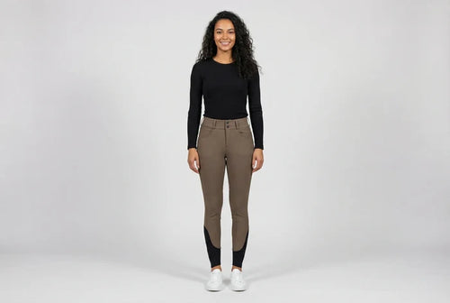 Reithose Acentola Full Grip taupe