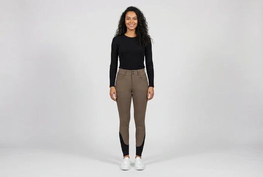 Reithose Acentola Full Grip taupe