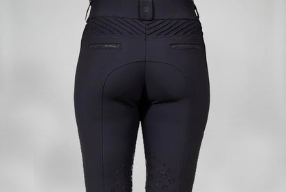 Reithose Acentola Knee Grip schwarz