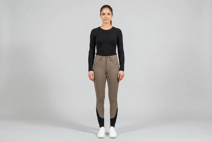 Reithose Acentola Knee Grip taupe