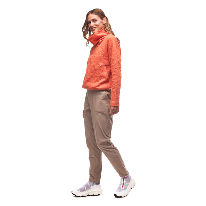 Relevo Texture Crew Funnel Neck Top