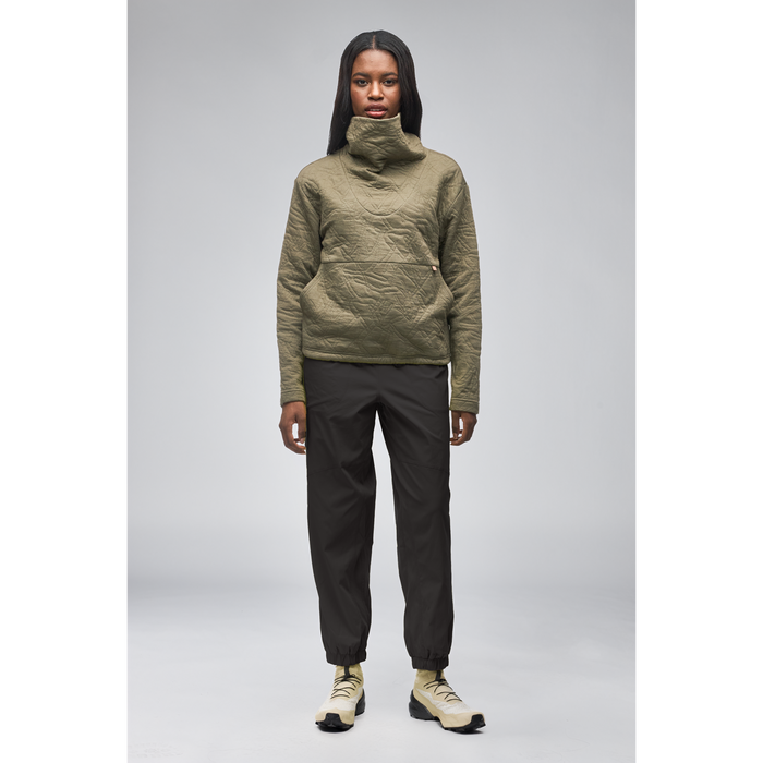 Relevo Texture Crew Funnel Neck Top