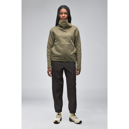 Relevo Texture Crew Funnel Neck Top
