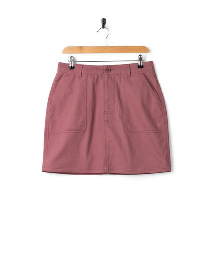 Remi Womens Skirt in Dark Pink