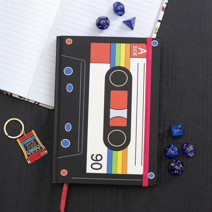 Retro Cassette Tape A5 Notebook 🇬🇧