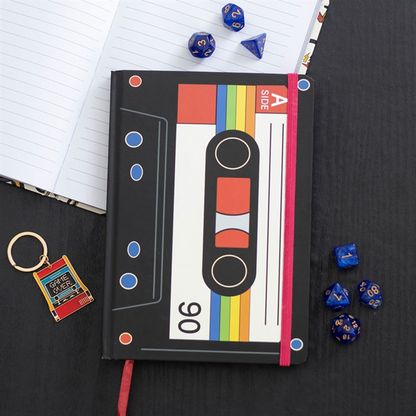 Retro Cassette Tape A5 Notebook 🇬🇧