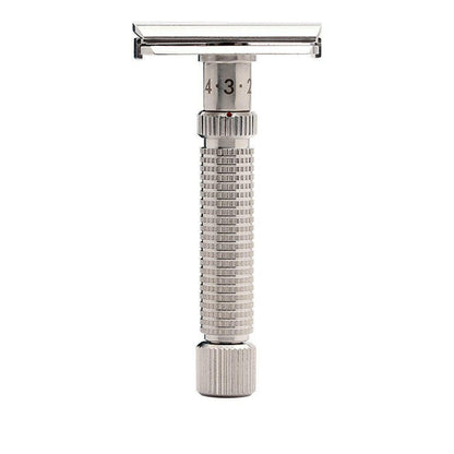 rex supply co ambassador stainless steel adjustable double edge safety razor