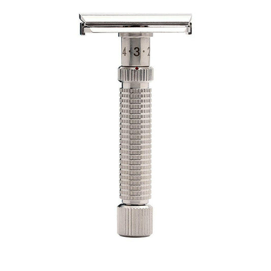 rex supply co ambassador stainless steel adjustable double edge safety razor