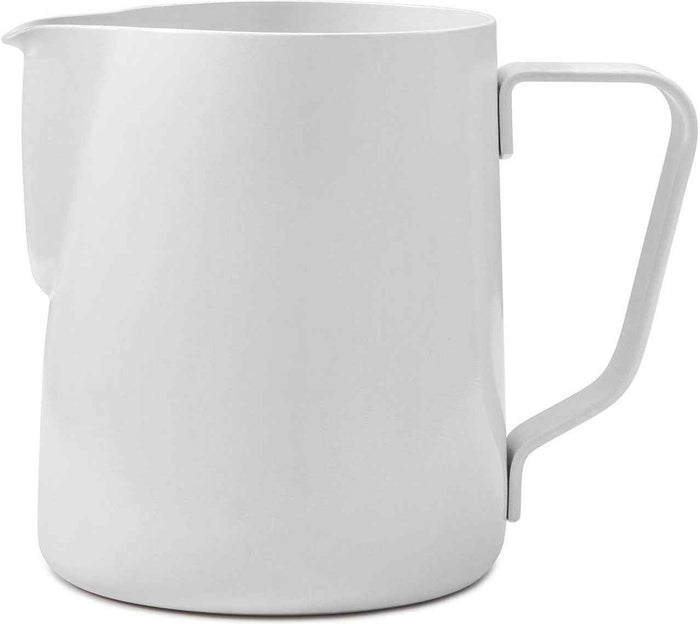 Rhino - 20 Oz (600ml) White Stealth Milk Pitcher - RHWH20Oz - Special Order Item, ETA 4-6 Weeks