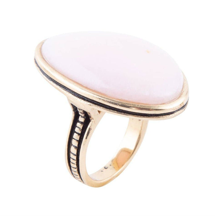 Ring-Pink Opal Statement