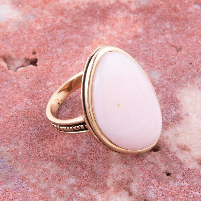 Ring-Pink Opal Statement