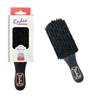 Rodeo Premium Fade Brush - Fade Bürste Breit Holzgriff