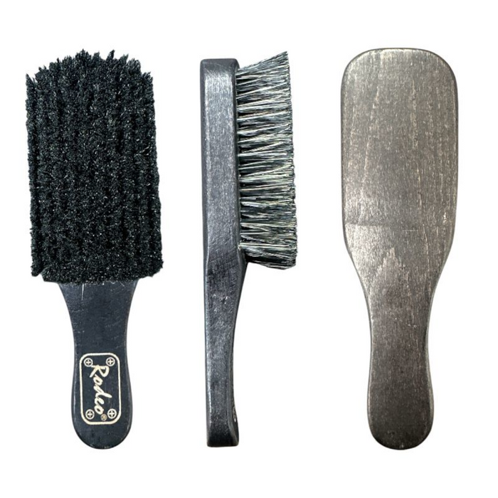 Rodeo Premium Fade Brush - Fade Bürste Breit Holzgriff