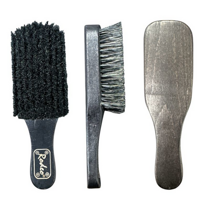 Rodeo Premium Fade Brush - Fade Bürste Breit Holzgriff