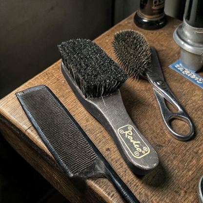 Rodeo Premium Fade Brush - Fade Bürste Breit Holzgriff