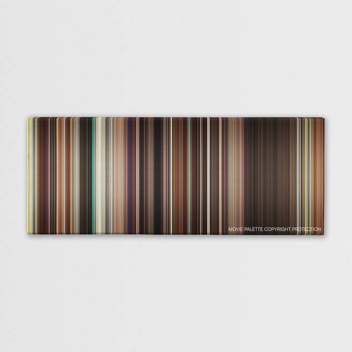 Ruby Sparks color palette canvas print: thousands of thin vertical stripes of color