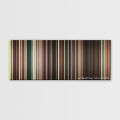 Ruby Sparks color palette canvas print: thousands of thin vertical stripes of color