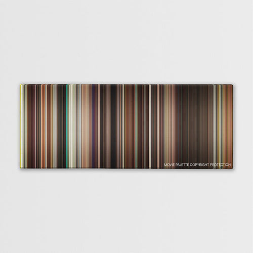 Ruby Sparks color palette canvas print: thousands of thin vertical stripes of color