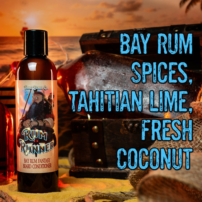 Rum Runner - Beard Conditioner - Bay Rum Spices, Tahitian Lime, Fresh Coconut