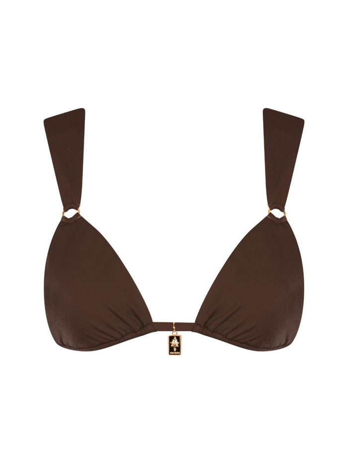 Rumi Top / Cocoa Satin - Coming soon