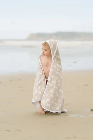Sand Rainbow Hooded Towel