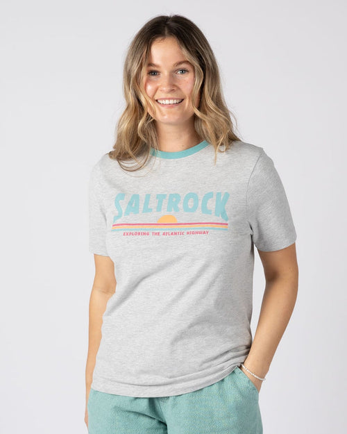 Scape Womens Short Sleeve T-Shirt in Grey