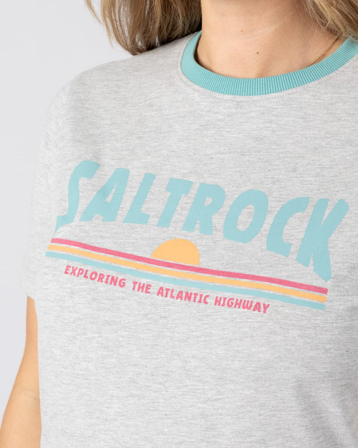 Scape Womens Short Sleeve T-Shirt in Grey