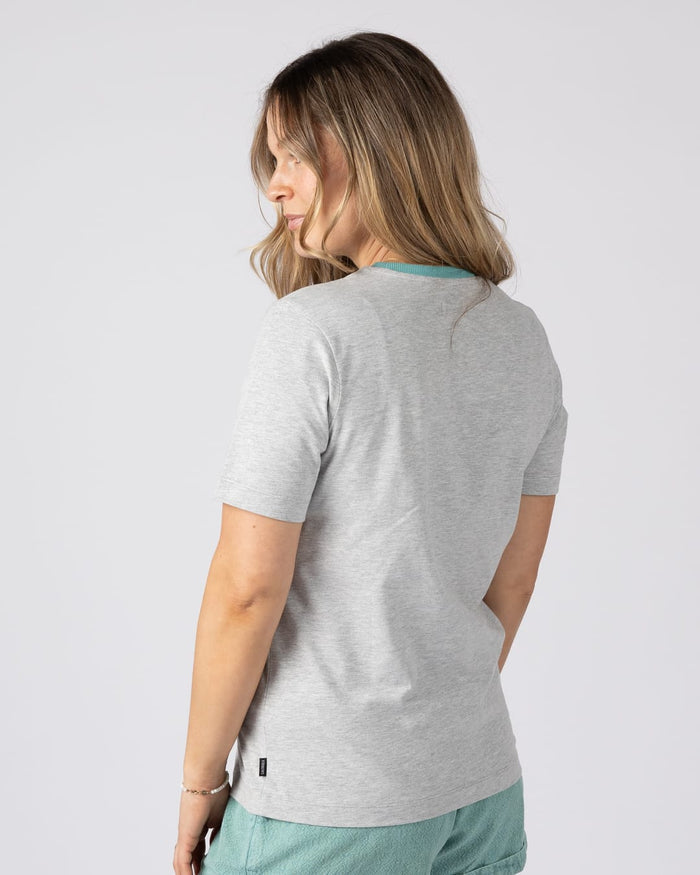 Scape Womens Short Sleeve T-Shirt in Grey