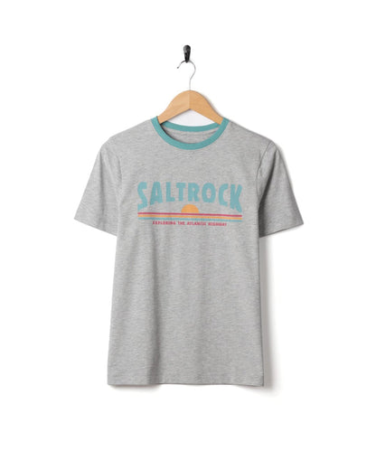Scape Womens Short Sleeve T-Shirt in Grey