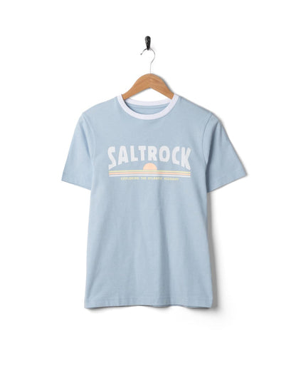 Scape Womens Short Sleeve T-Shirt in Light Blue