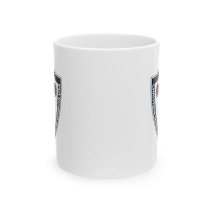 "School Crest" - Personalized Ceramic Coffee Mug