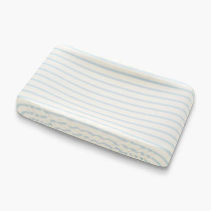 Seaside Stripe Changing Mat in Ocean