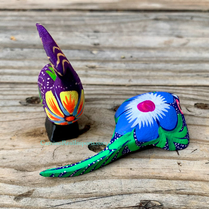 Set of 2 Mexican Alebrije Fish and Sting Ray ST2ABJ007