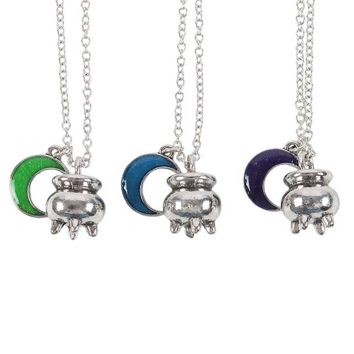Set of 3 Coven Sisters Cauldron Charm Necklaces 🇬🇧