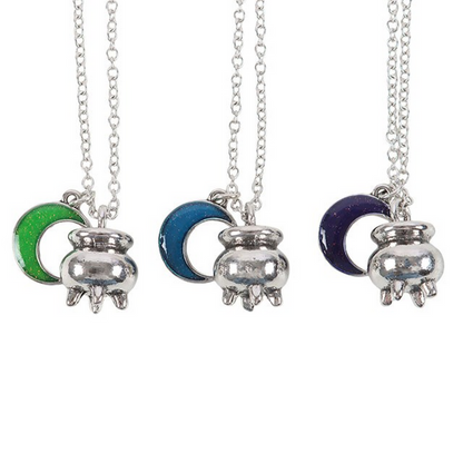 Set of 3 Coven Sisters Cauldron Charm Necklaces 🇬🇧