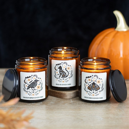Set of 3 Frightful Folk Scented Candles 🇬🇧