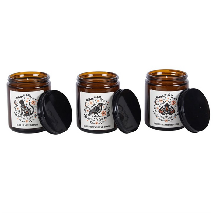 Set of 3 Frightful Folk Scented Candles 🇬🇧