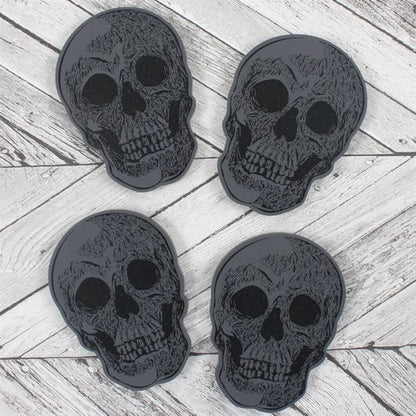 Set of 4 Skull Coasters 🇬🇧