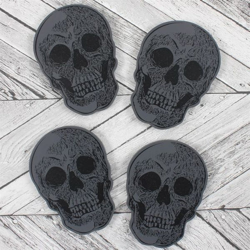 Set of 4 Skull Coasters 🇬🇧