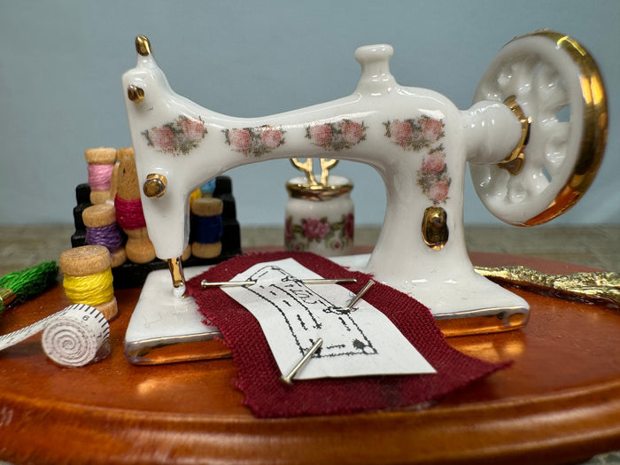 Sewing Machine Table Reutter Porcelain Germany