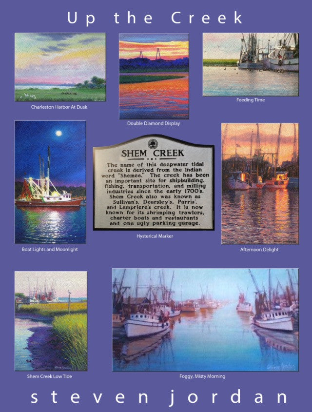 Shem Creek shirt / poster combo