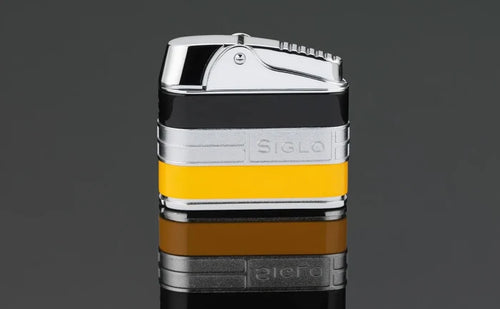 Siglo Black and Yellow Retro II Lighter - 100.10964