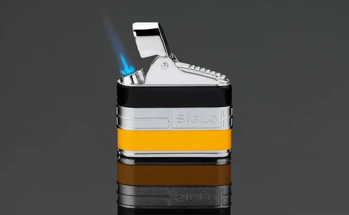 Siglo Black and Yellow Retro II Lighter - 100.10964
