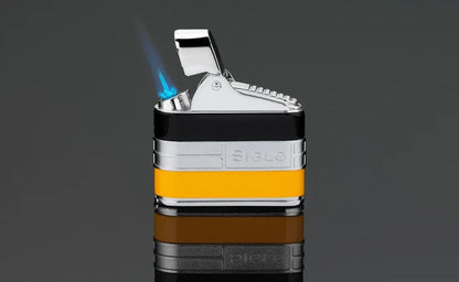 Siglo Black and Yellow Retro II Lighter - 100.10964