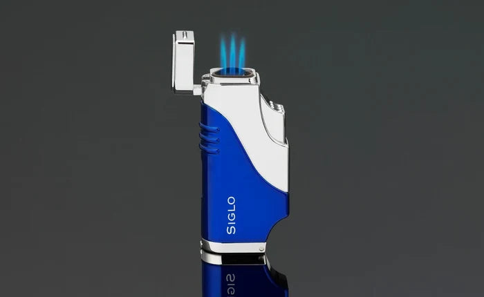 Siglo Blue Triple Torch Lighter - 10010988D