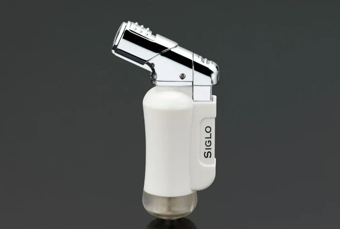 Siglo Glossy White Mini Torch Lighter  - 10010390